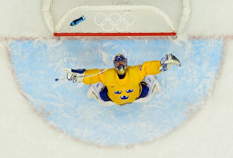 Olympics: Ice Hockey-Men's Semifinals-Sweden vs Finland