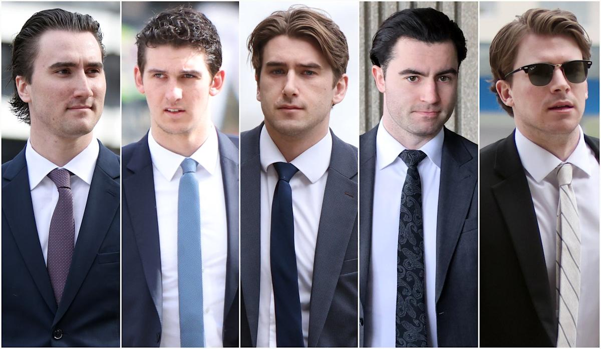 Former world junior hockey player tears up at ex-teammates' sexual assault trial