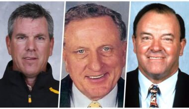 Pittsburgh Penguins coach Mike Sullivan, Bob Johnson, Scotty Bowman