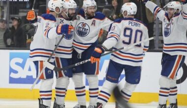Oilers rally for NHL-record 5th straight time, beat Golden Knights 4-2 in 2nd-round playoff opener