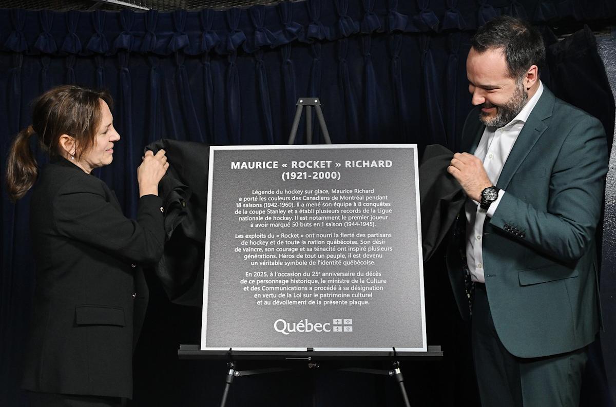 Quebec government names Montreal Canadiens great Maurice Richard a 'historic figure'