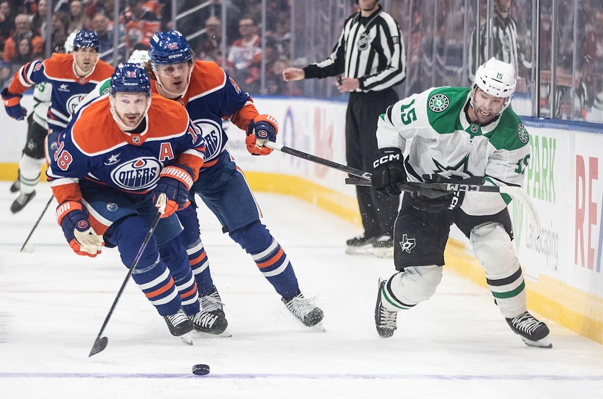 Oilers aim to outshine Stars in West final rematch beginning tonight in Texas