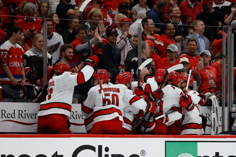 NHL: Stanley Cup Playoffs-Carolina Hurricanes at Washington Capitals