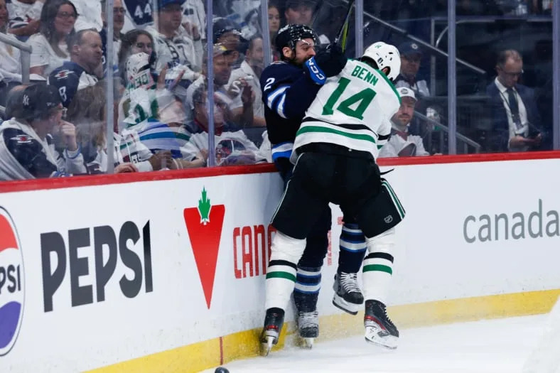 NHL: Stanley Cup Playoffs-Dallas Stars at Winnipeg Jets