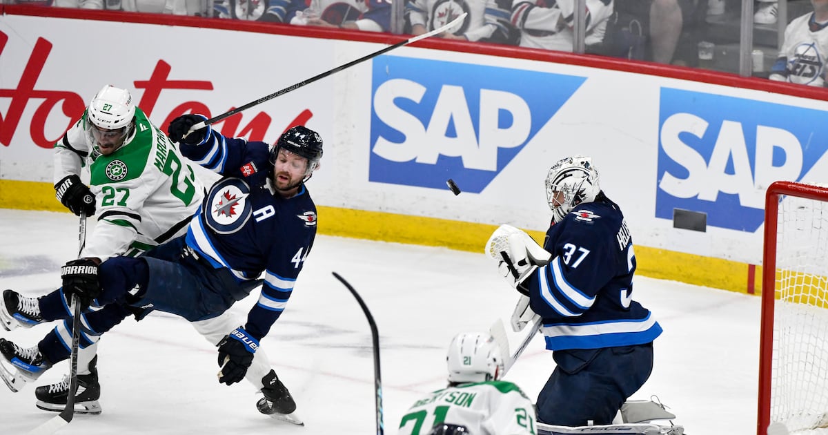 Hellebuyck and Jets back on road in NHL playoffs at Dallas; Florida seeks to get even vs. Toronto – WSB-TV Channel 2