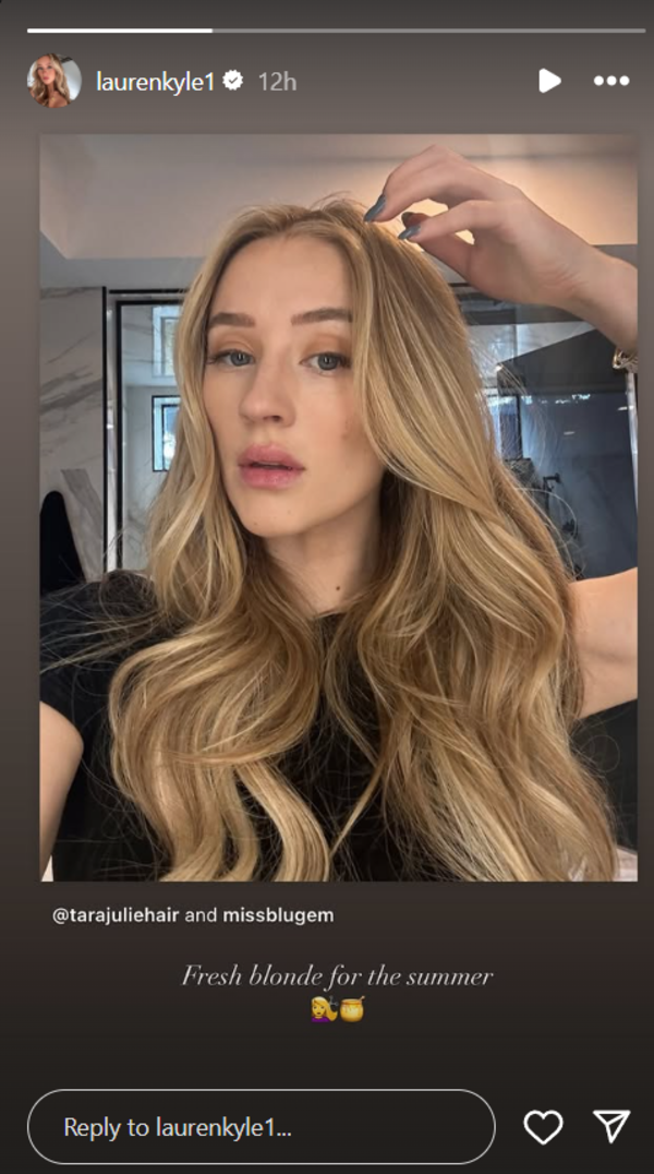 Image via Lauren Kyle/Instagram Lauren Kyle