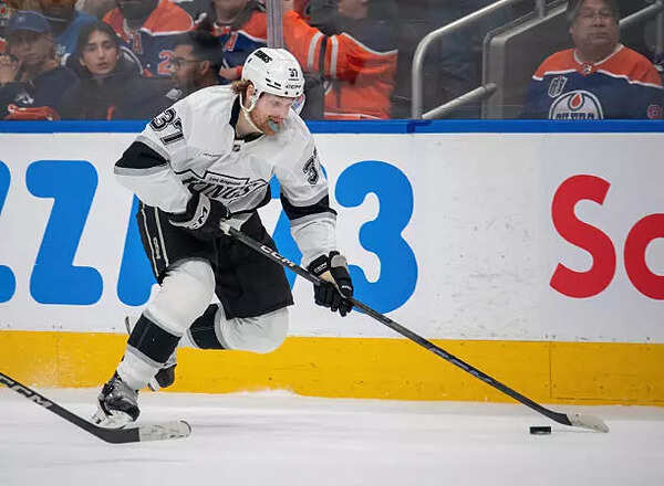 Los Angeles Kings in action during Game Six