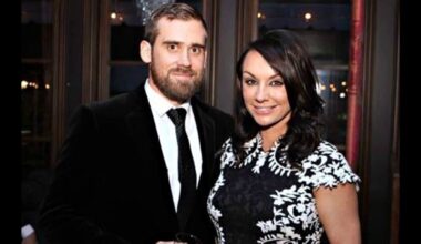 Former Red Wings captain Henrik Zetterberg with wife Emma