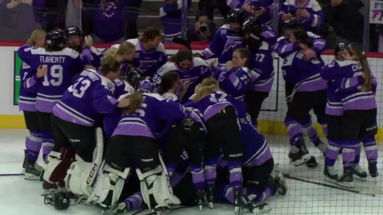 Frost defeat Charge 2-1 in OT to win 2nd straight Walter Cup