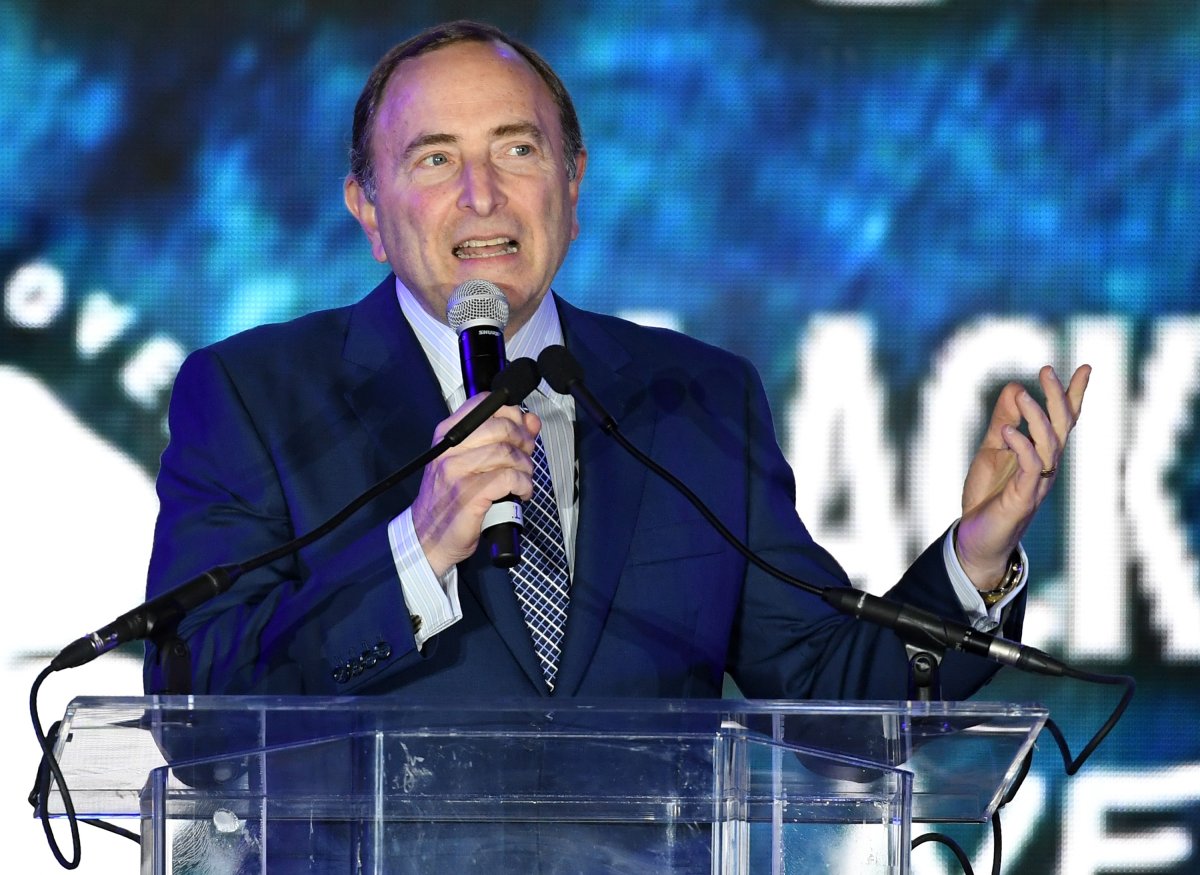 NHL Commissioner Gary Bettman
