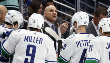 Rick Tocchet Vancouver Canucks Seattle Kraken coach...