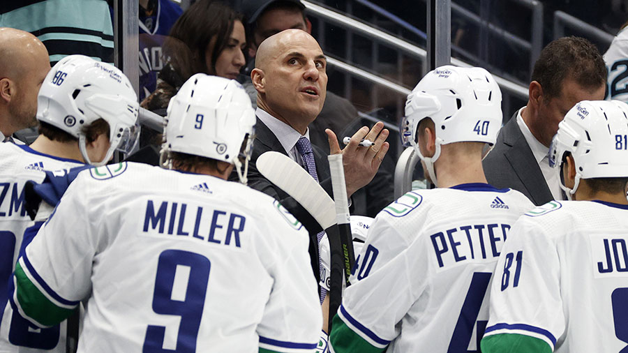 Rick Tocchet Vancouver Canucks Seattle Kraken coach...