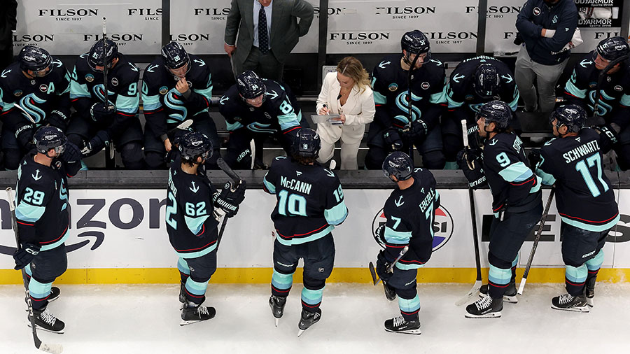 Seattle Kraken coach...