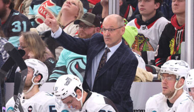 Seattle Kraken coach Dan Bylsma...