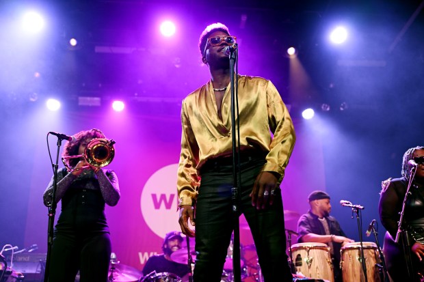 Cimafunk performs onstage during WhyHunger's Amplified: Annual Hungerthon Kickoff Concert Presented by EY at Irving Plaza on Oct. 15, 2024 in New York City. (Roy Rochlin/Getty Images for WhyHunger)