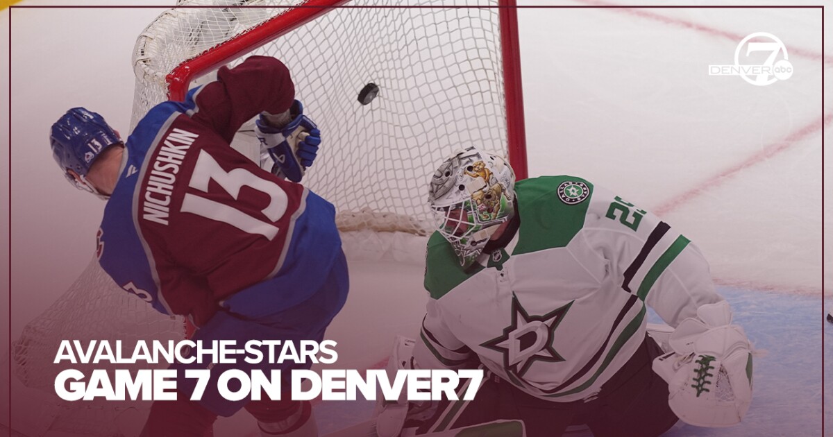 Watch the Colorado Avalanche’s Game 7 vs. Dallas Stars on Denver7 Saturday