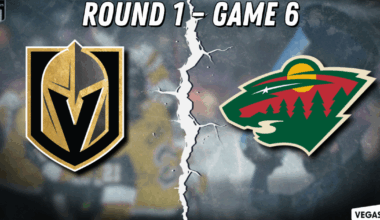 VGK one win over Wild away from advancing to second round of the playoffs