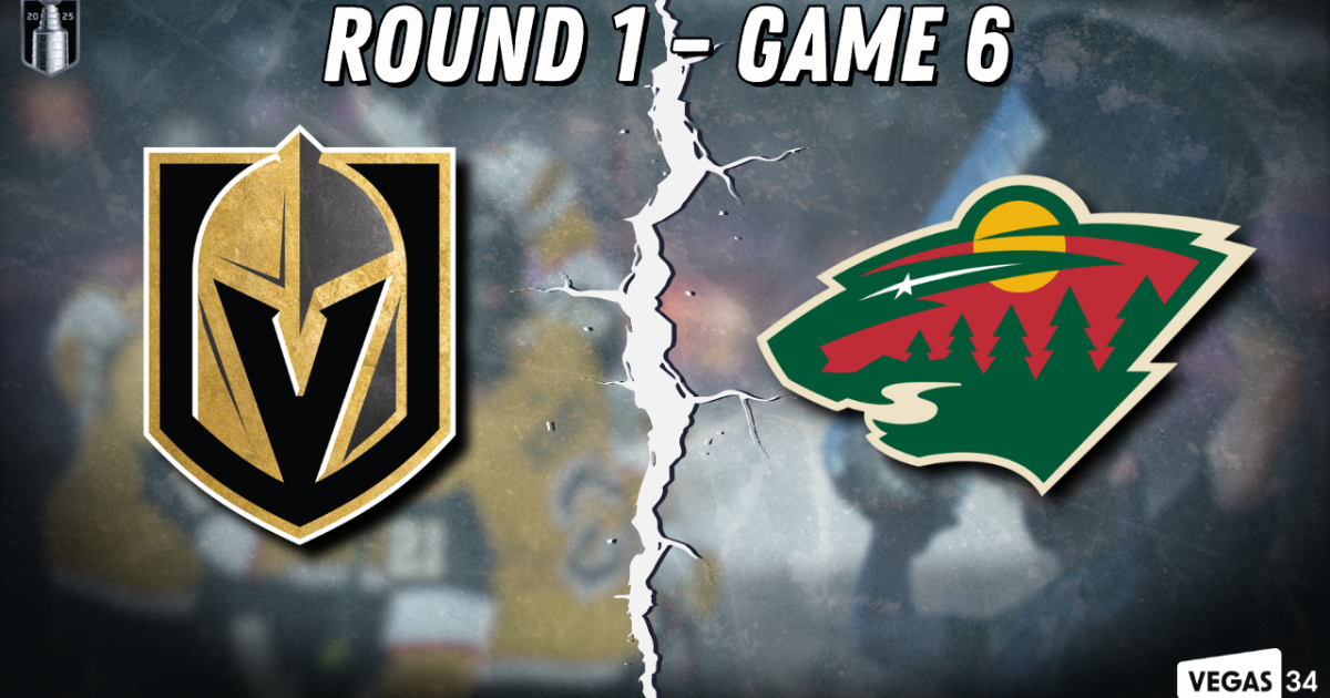 VGK one win over Wild away from advancing to second round of the playoffs