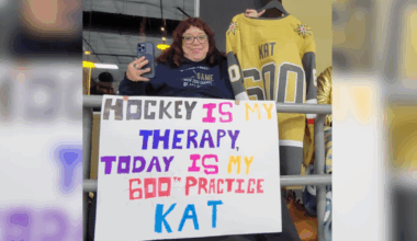 Golden Knights superfan attends 600+ practices to support team and fans