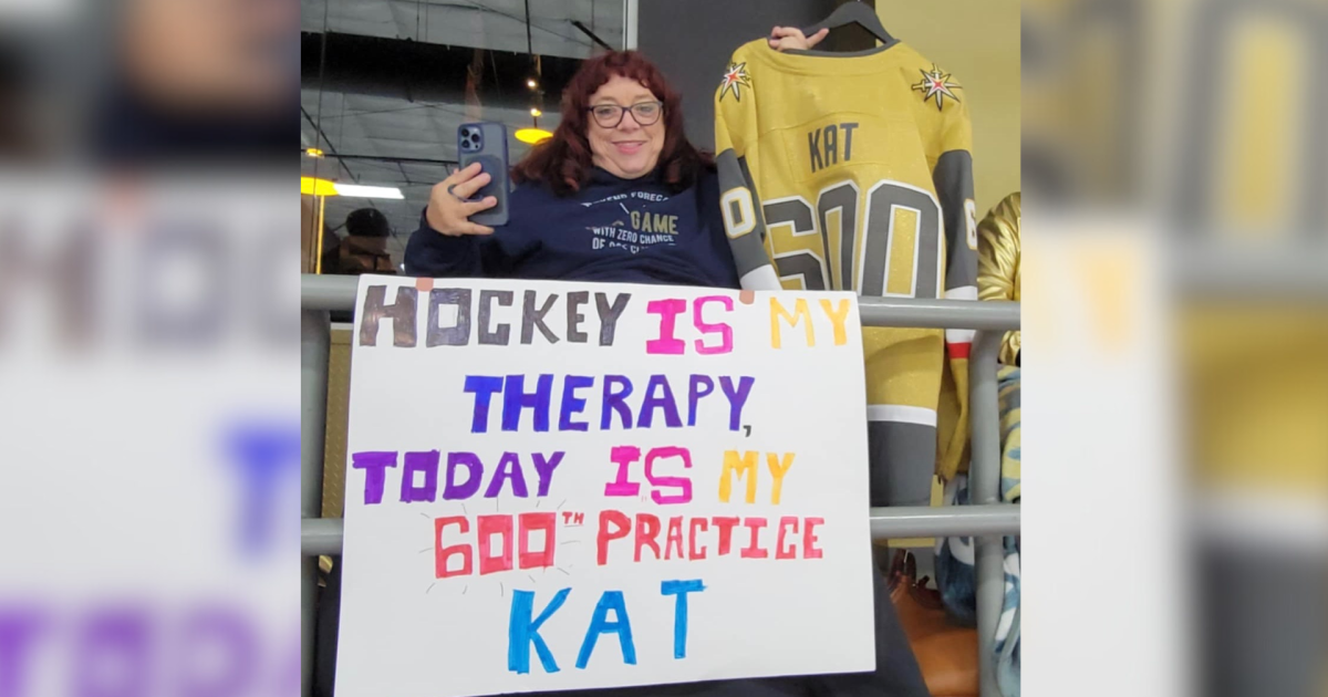 Golden Knights superfan attends 600+ practices to support team and fans