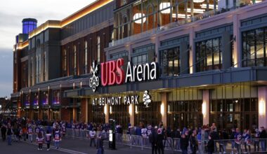 NHL to hold an international event at UBS Arena in 2026 in place of All-Star Weekend, AP source says