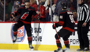 Walker, Svechnikov score late as Hurricanes push Capitals to brink of elimination in 5-2 win