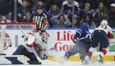 Nylander has 2 goals and an assist as Maple Leafs beat Panthers 5-4 in Game 1 of 2nd round series