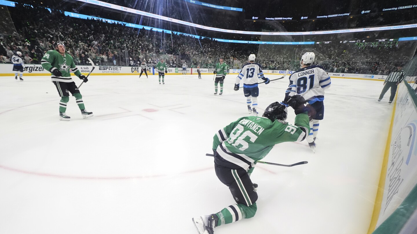 Dallas Stars keep responding in NHL playoffs, now top-seeded Jets have to win Game 4 to get even