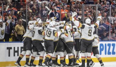Reilly Smith scores with 0.4 seconds left, Golden Knights stun Oilers 4-3 in Game 3