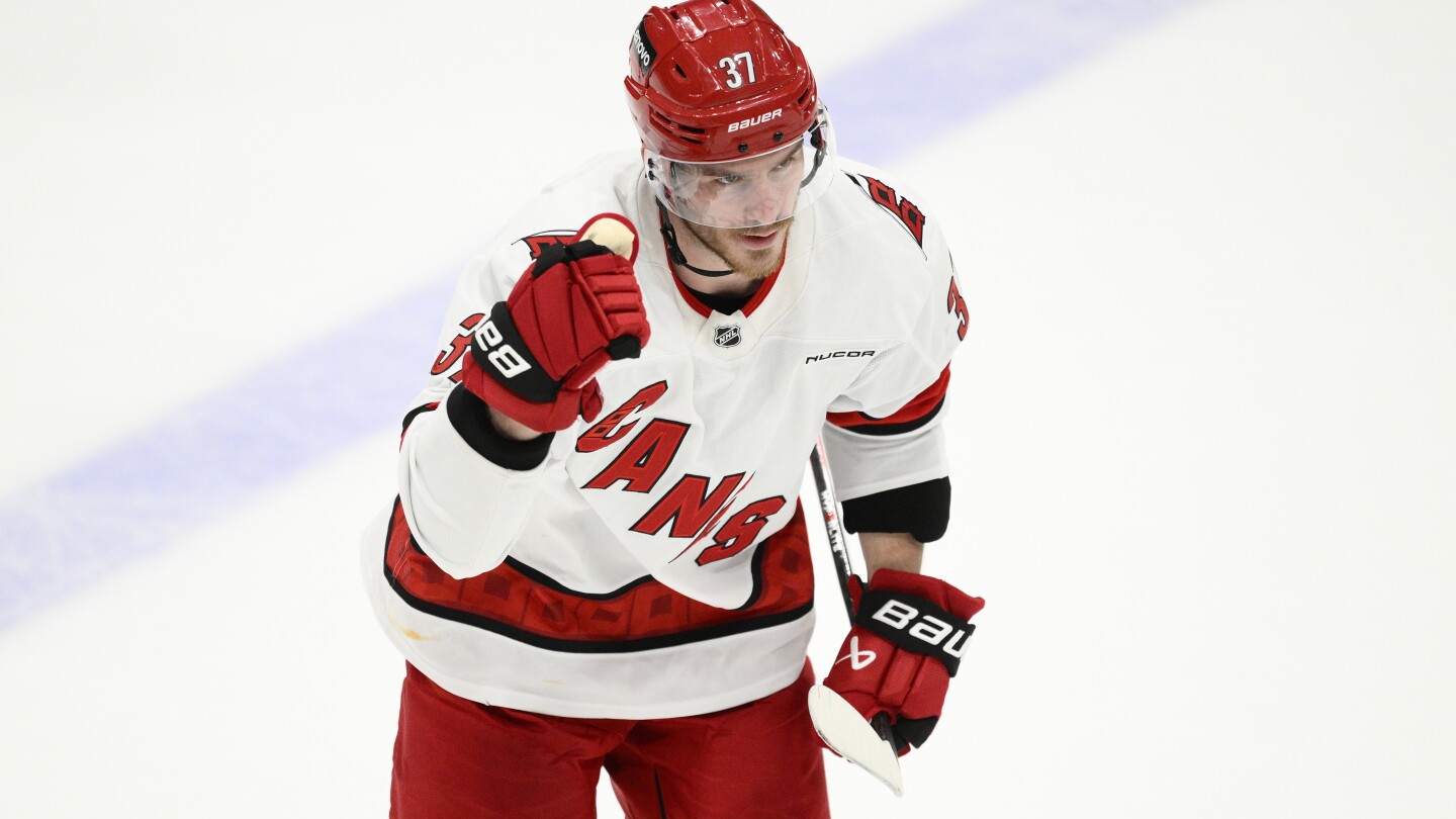 Svechnikov breaks late tie as Hurricanes beat Capitals 3-1 to reach Eastern Conference final