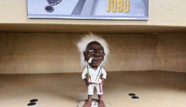 Meet Jobu, the good luck charm behind the St. Louis Blues' late-season run to the playoffs