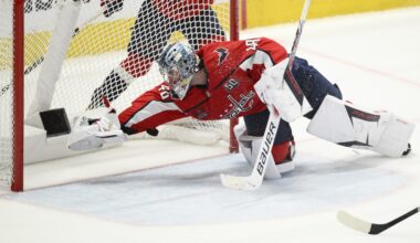 Logan Thompson's superb goaltending puts the Capitals up 2-0 on the Canadiens in the series
