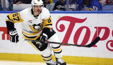Pittsburgh Penguins captain Sidney Crosby is being evaluated for upper-body injury