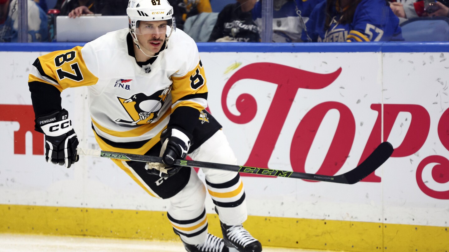 Pittsburgh Penguins captain Sidney Crosby is being evaluated for upper-body injury