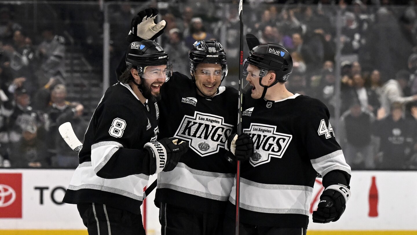 Andrei Kuzmenko's late-season contributions to the LA Kings got even bigger in his playoff debut