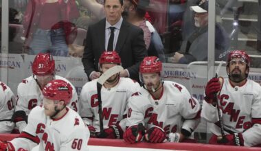 Hurricanes' 15-loss streak in East finals games is over. And Rod Brind'Amour is thrilled by that