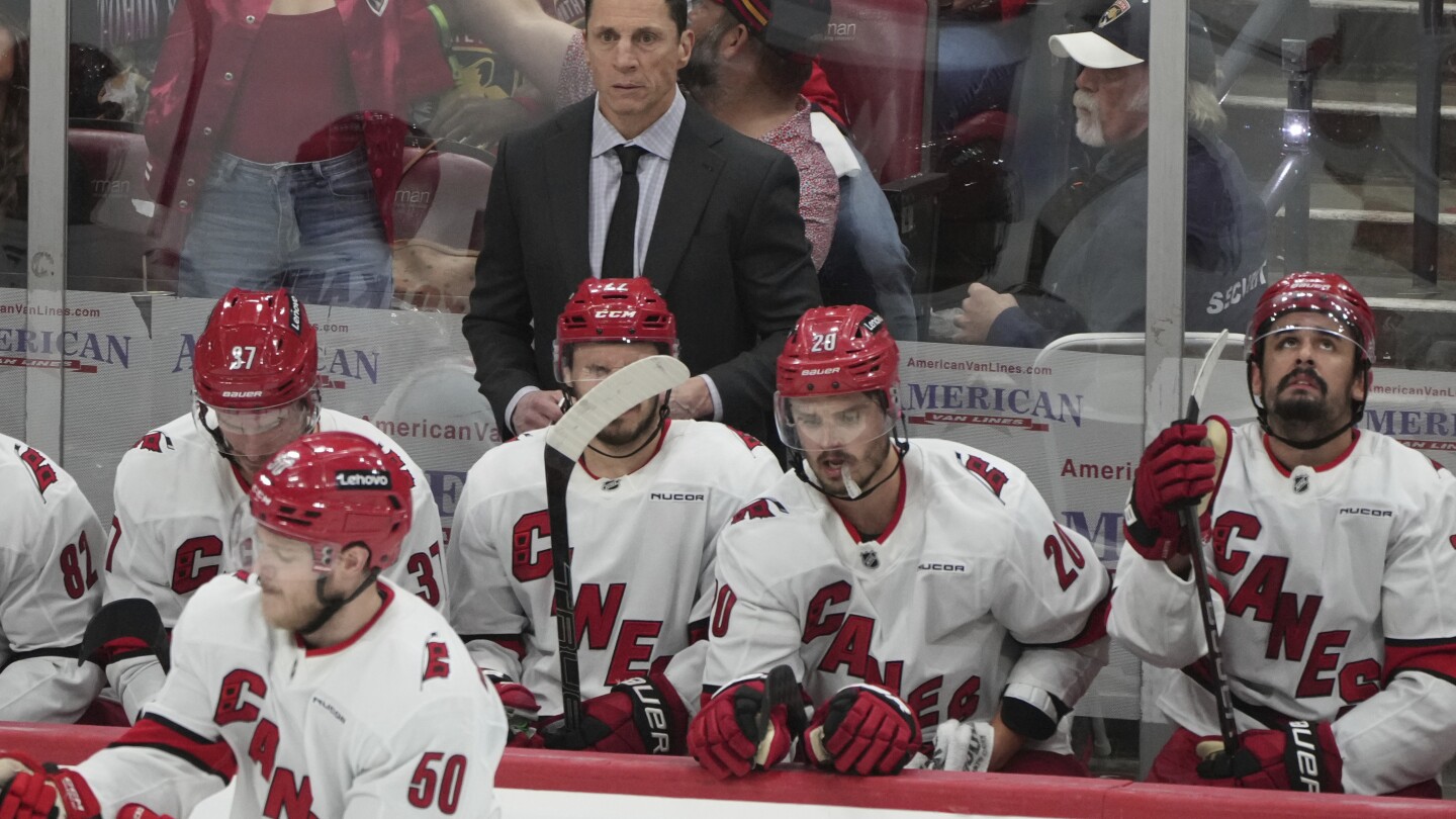Hurricanes' 15-loss streak in East finals games is over. And Rod Brind'Amour is thrilled by that