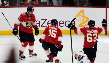 Panthers erase deficit with 2 goals in 11 seconds, beat Lightning 4-2 to take 3-1 series lead