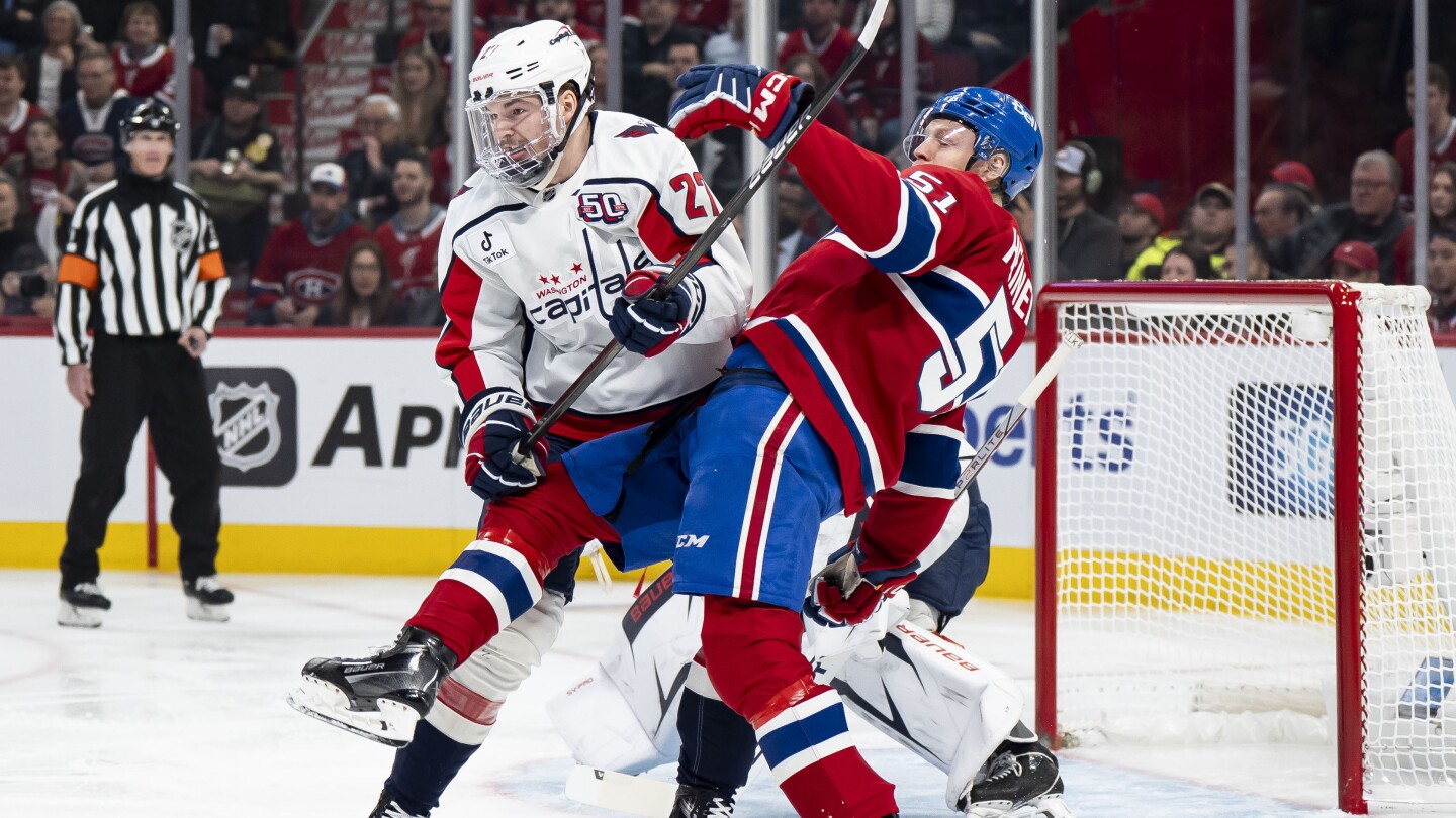 Capitals and Canadiens fined $25K each as their 1st-round series gets increasingly feisty