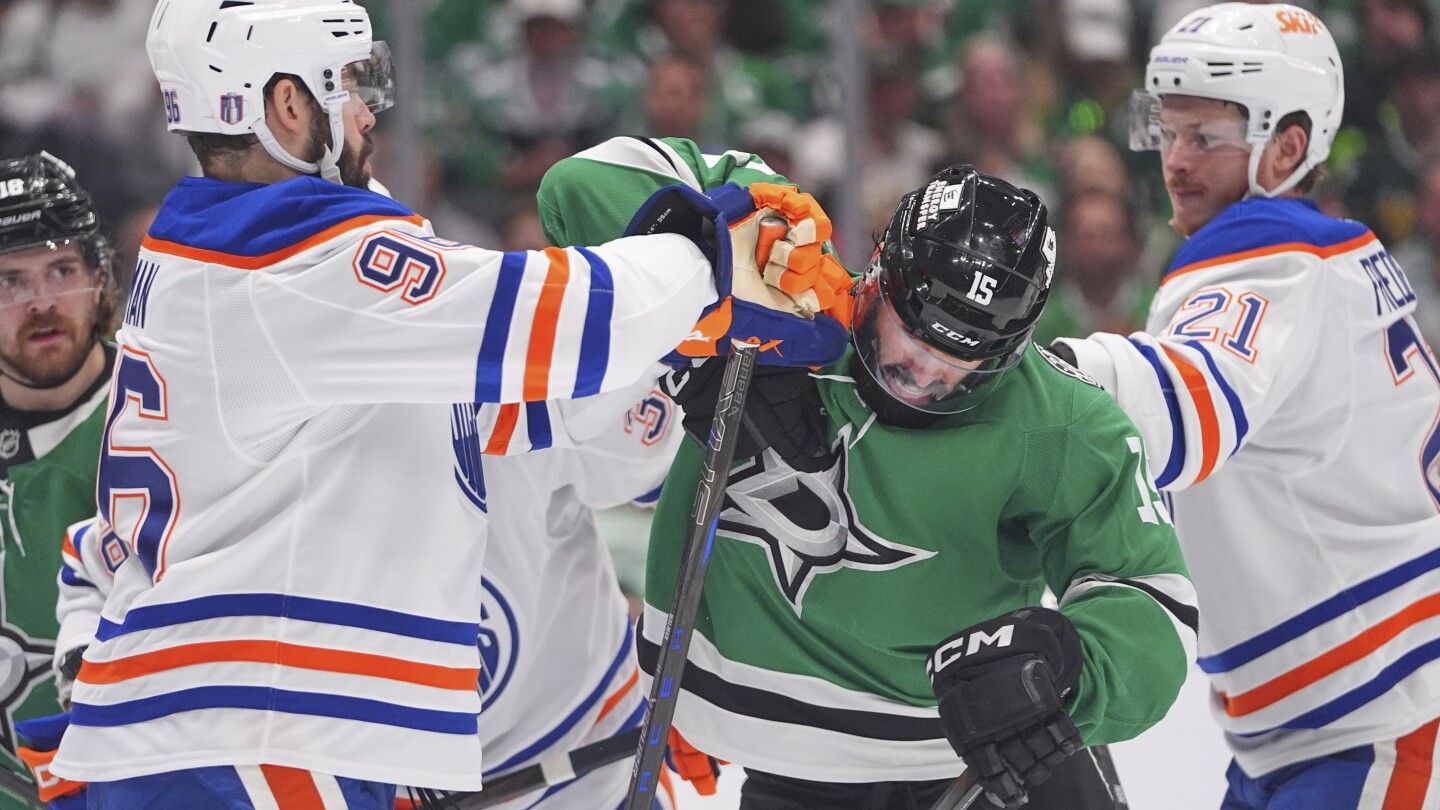 West final in NHL playoffs even going into Game 3 after contrasting results for Oilers and Stars