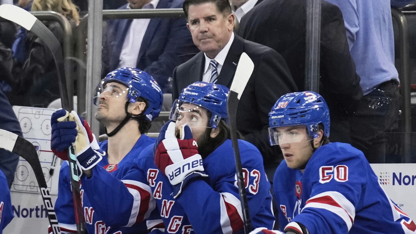 New York Rangers fire coach Peter Laviolette after missing the playoffs