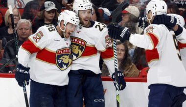 Everybody's scoring for Florida. Nobody's scoring for Carolina, and that sums up the East finals