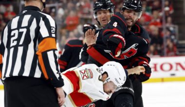 Tussle with Florida's Marchand, Carolina's Gostisbehere stands out ahead of Eastern final's Game 2