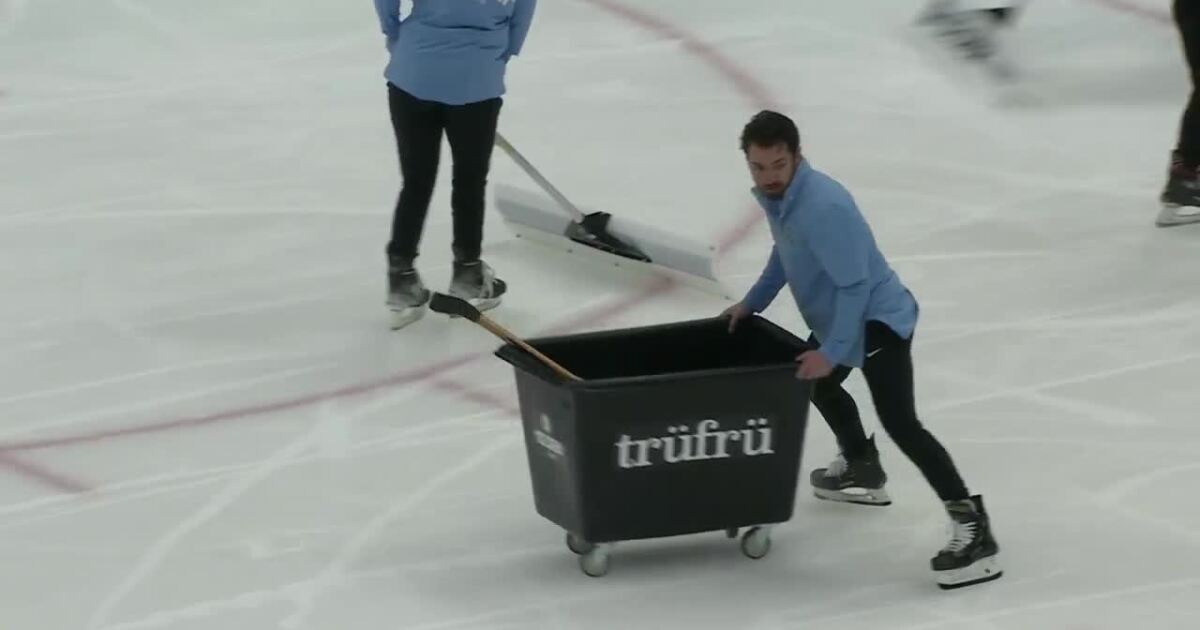 'Bucket Guy' wins over Utah Hockey Club fans, players with dazzling moves