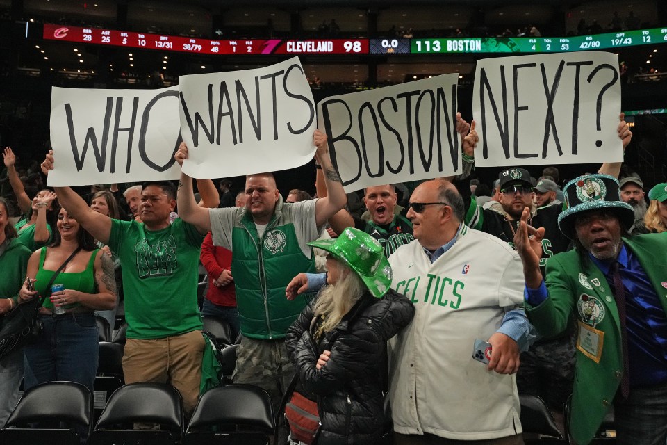Celtics fans are renowned for being passionate, vocal and loyal
