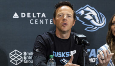 Ryan Smith Utah Mammoth JJ Peterka trade...