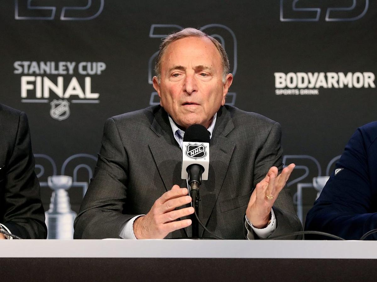 NHL commish bullish on bargaining and new barn for Flames