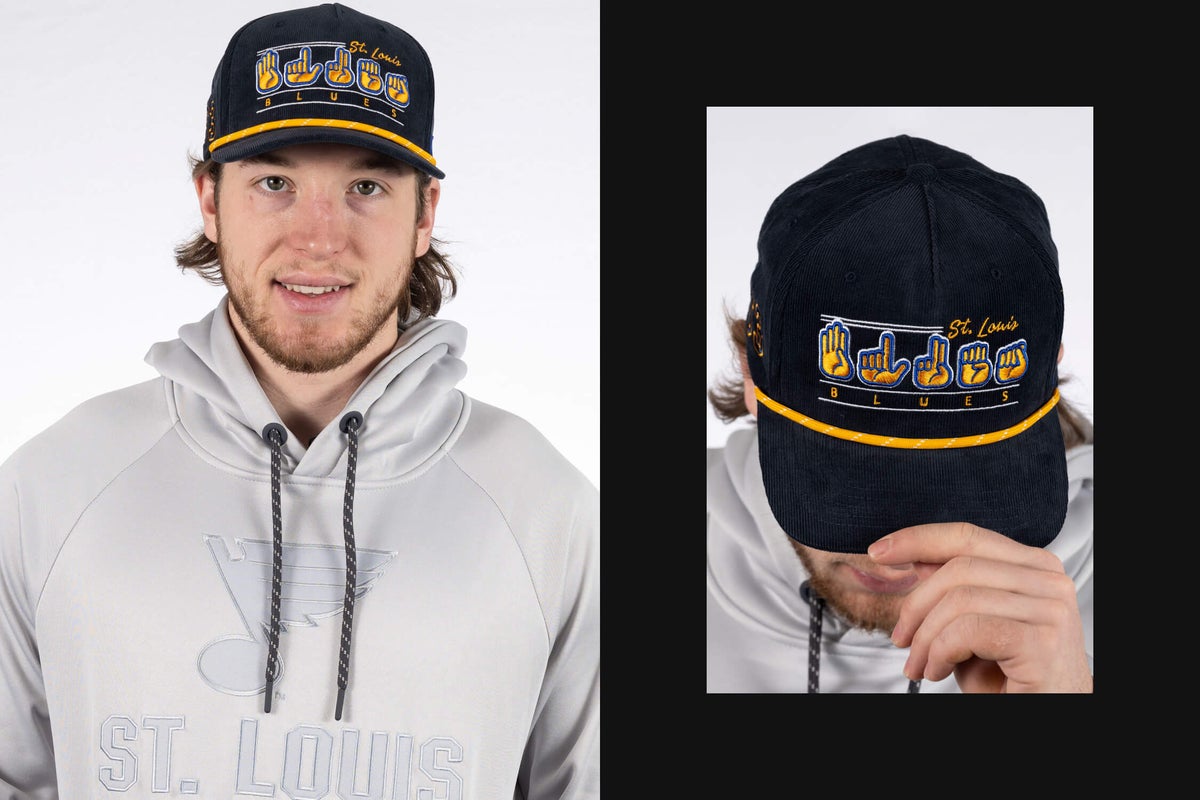 The story behind the Jake Neighbours-designed ASL Blues hats that are flying off shelves in St. Louis