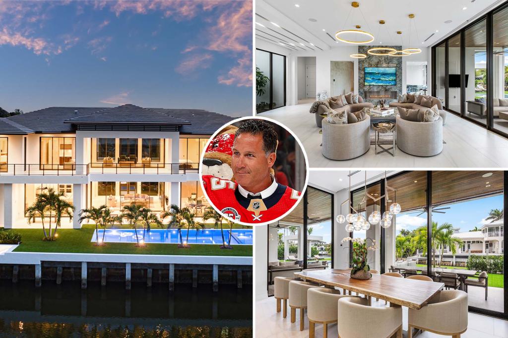 Ed Jovanovski lists a Florida home he developed for $14.99M