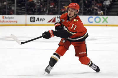 Anaheim Ducks' Trevor Zegras suspended for 3 games without pay for interference on Detroit Red Wings' Michael Rasmussen